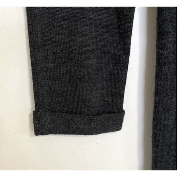 Wrap London Phoebe Merino Wool Pleated Shift Dress Size 2 Black Modest Academia - Picture 3 of 10